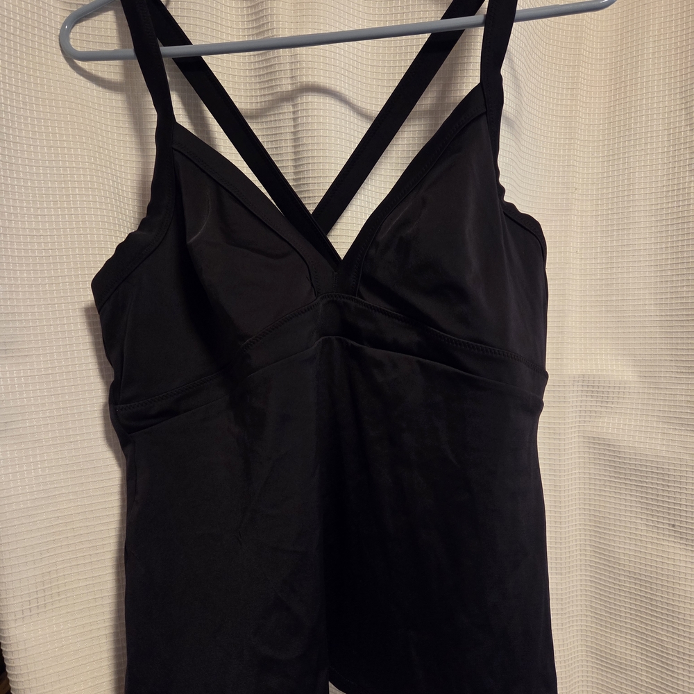 Lands' End Elegant Black Top